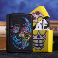 原装zippo打火机正哑漆小丑骷髅头之宝专柜正品送礼收藏定制刻字zpo男士火机