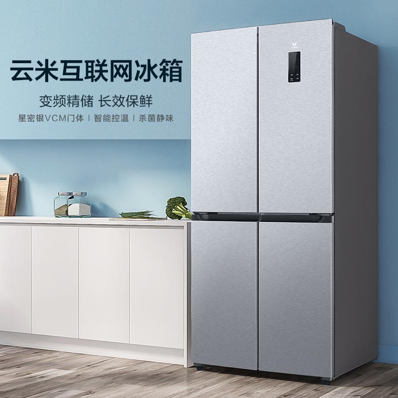 VIOMI/云米 十字四门双开门对开门静音节能家用风冷无霜大冰箱 BCD-410WMSAZ02A