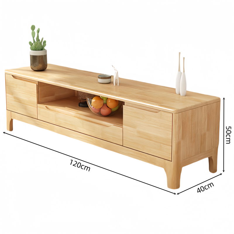 豫龙都 实木电视柜 单抽个高清大图