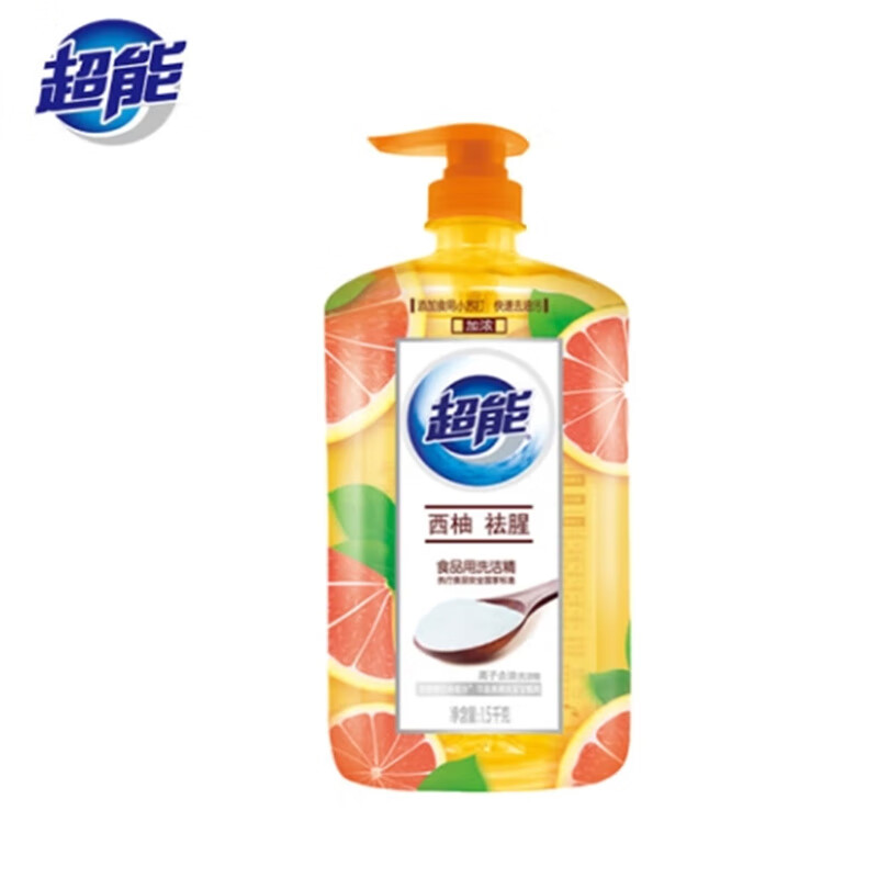 超能 离子洗洁精 (西柚祛腥) 1.5kg