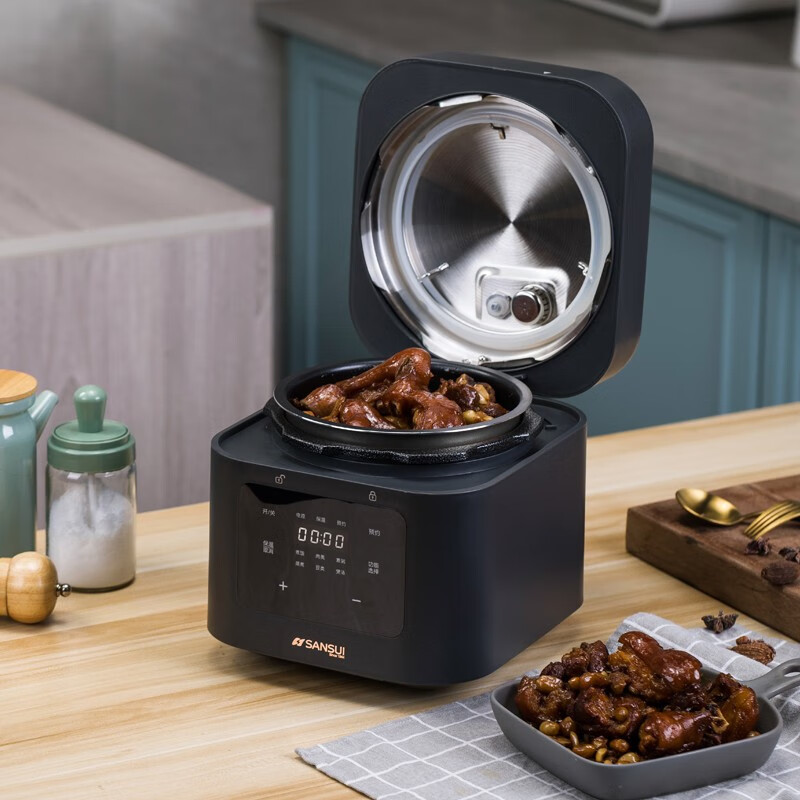 山水迷你智能电压力锅SY-20D112高清大图