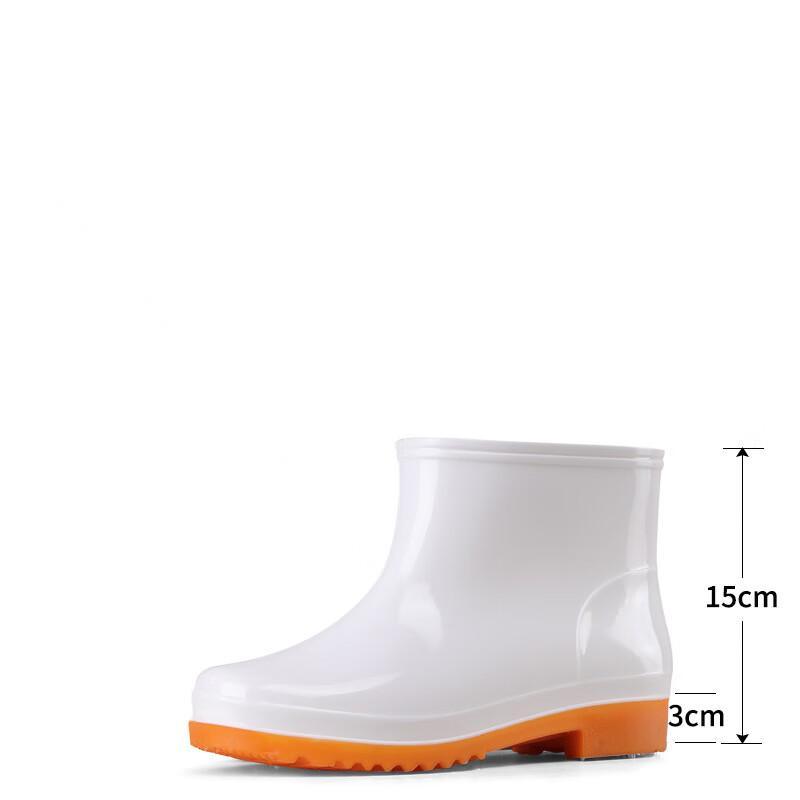 谐晟雨靴pvc防滑防水鞋男加厚耐磨劳保工地胶鞋雨靴