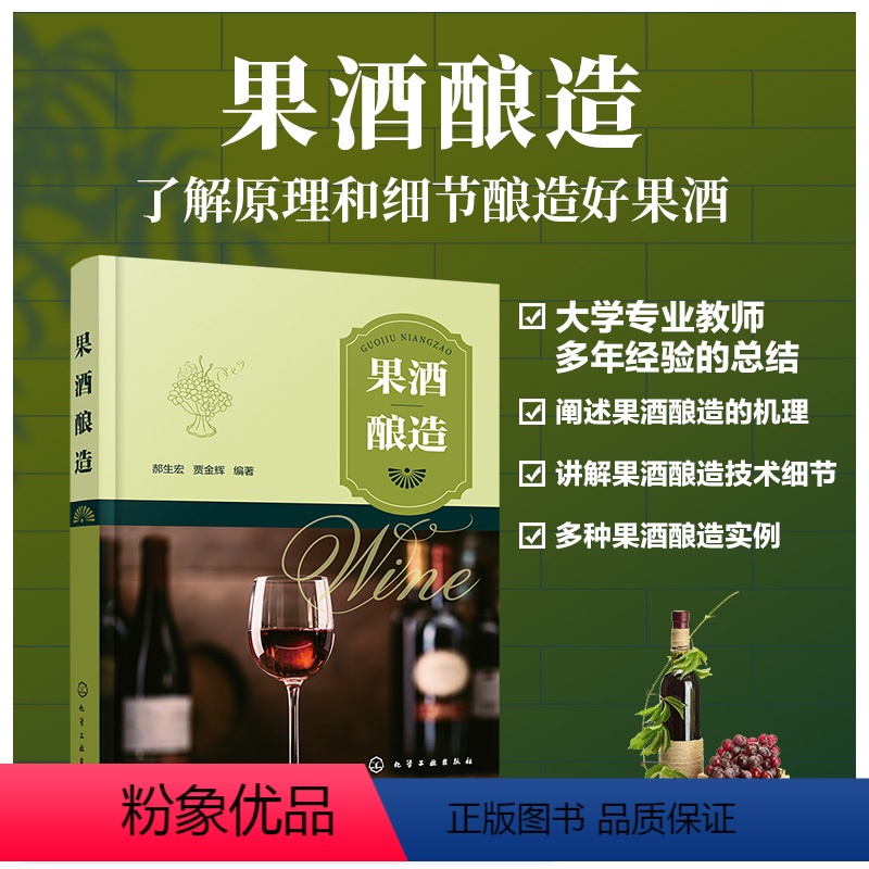[正版]果酒酿造 乳酸菌果酒发酵酵母果酒配方制备制作教程 果酒发酵酿造酿制酒曲勾兑技术 酿果酒零基础入门果酒生产工艺与