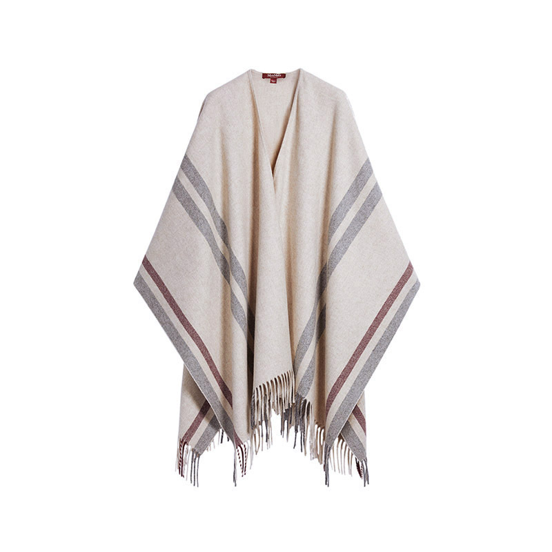 麦丝玛拉maxmarastudio女士绵羊毛斗篷披肩67360129cavallo