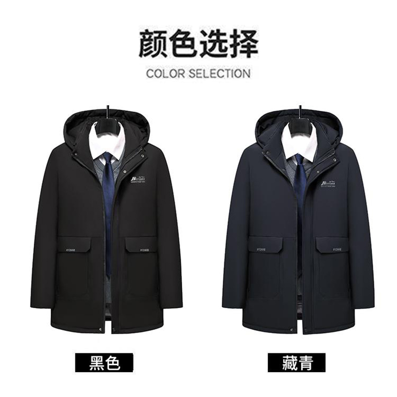 啄木鸟加棉加厚男士棉衣男款冬季商务休闲保暖棉服爸爸冬装外套高清大图