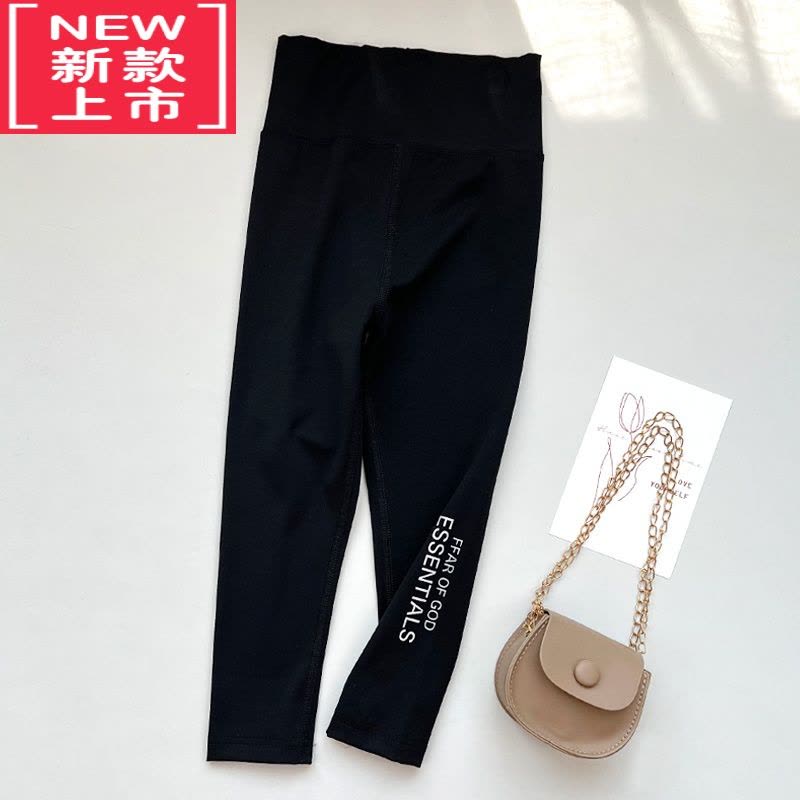 可莉允女童打底裤加绒加厚秋冬外穿洋气鲨鱼裤女宝宝长裤棉裤儿童保暖裤图片