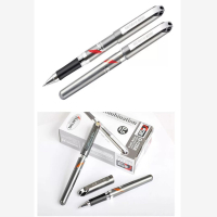 金万年 珠光金属笔夹0.5MM 钢夹水笔商务签字笔 G-1258