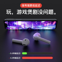 海威特 真无线5.0 蓝牙耳机 入耳式 运动跑步 智能触控 单双耳塞 TWS耳麦 苹果安卓手机通用