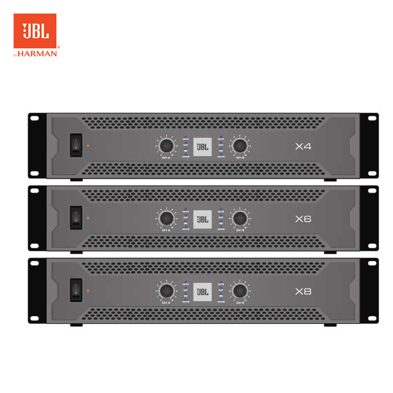 JBL X8 纯后级功放 专业卡拉OK舞台演出会议功放 双通道800W KTV卡包房专用前后级功放机