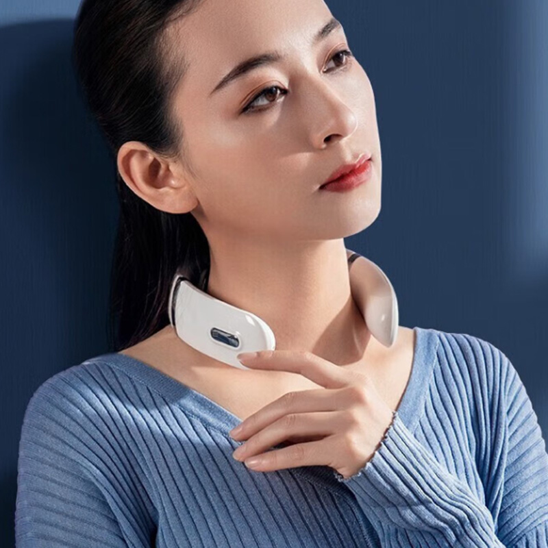 奥克斯颈椎按摩器恒温热敷低频脉冲多模式AJA-03D-804高清大图
