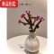 真智力盆栽景MOC积木玫瑰花束女孩系多肉桃花朵拼装玩具daodao梦幻