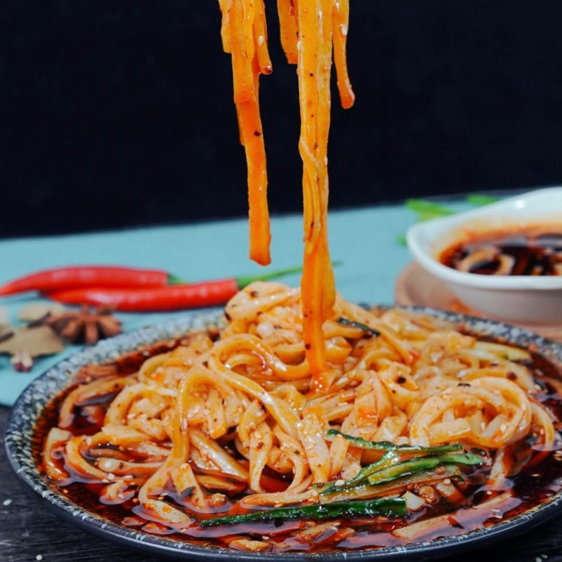 苏宁极物汉中米皮正宗开袋即食真空袋装特产手工做陕西凉皮免煮速食热