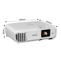 爱普生(EPSON)CB-FH06 [100英寸16:9电动幕布]商用家用投影仪投影机投墙商务办公用会议培训易用1080P高清投影仪 3500流明1920×1080超高清宽屏分辨率