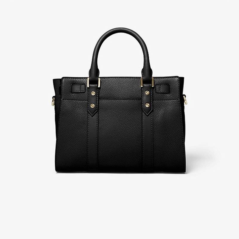 迈克科尔斯michaelkorsmk女包nouveauhamilton小号徽标皮革斜挎手提单