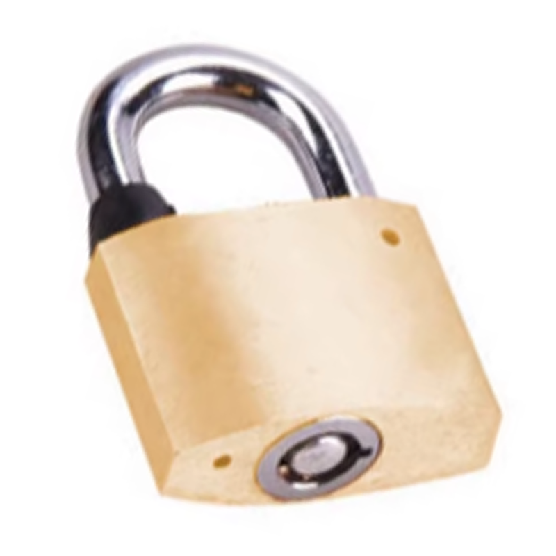 鸿灵睿芯 GS19 合金+铜 35mm*25mm 挂锁(计价单位:个)金色高清大图