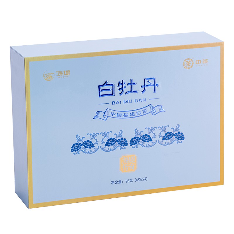 中茶海堤传奇系列-白牡丹 礼盒 96g高清大图
