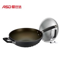 爱仕达-金刚旋风钛不粘无油烟炒锅ZL2332