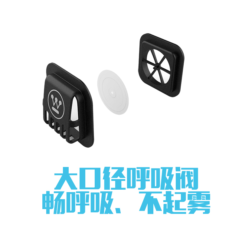 西屋(Westinghouse)口罩 靓呼吸 KN95防护级别 防尘防雾防PM2.5折叠式WMK-9501B5只套装
