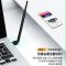 免驱动usb无线网卡千兆5g台式机电脑wifi网络信号发射器接收器|150M迷你型[免驱版]