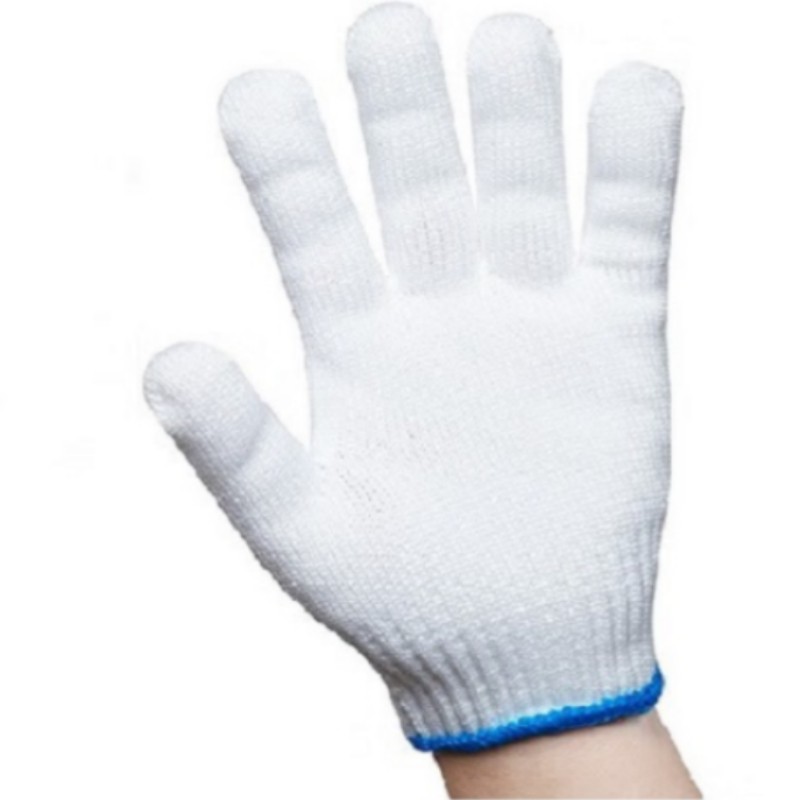 卓凡舒 棉纱手套 蓝白 双高清大图