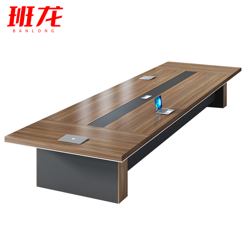 班龙会议桌3.5米木质张高清大图
