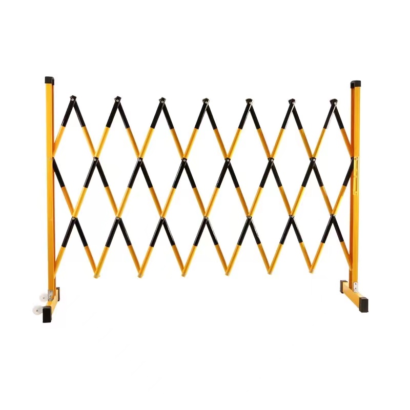 众慧创安 玻璃钢伸缩围栏 管式围栏 护栏隔离栏 1.2*3m 个高清大图