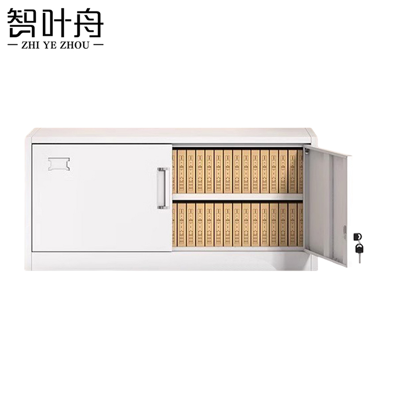 智叶舟单节档案柜850*360*390mm台高清大图