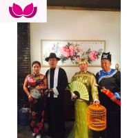 七斓上海滩许文强复古黑色大檐英伦爵士帽礼帽男女士舞台儿童表演帽子