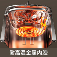 九阳(Joyoung)不用翻面空气炸锅全自动可视6.5L实用大容量蒸汽嫩炸一体家用全息触控KL65-V572