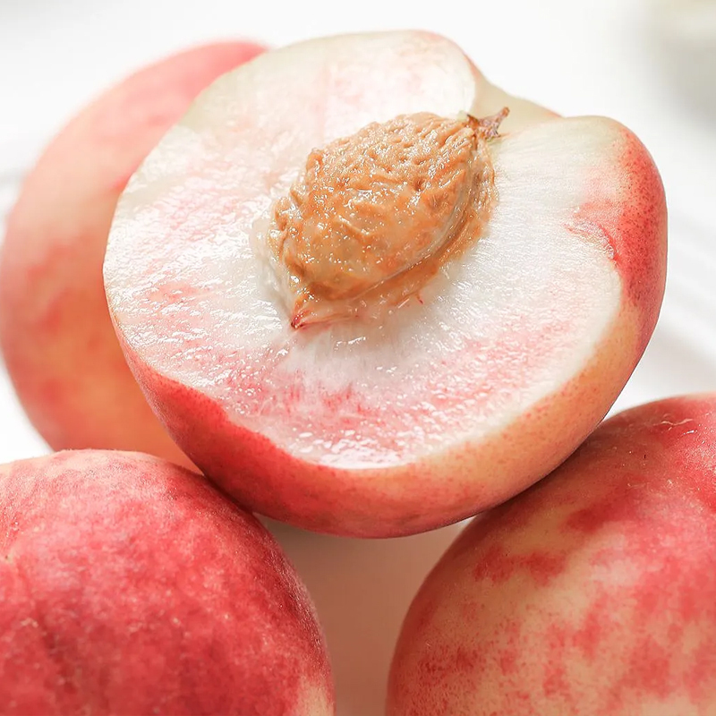 [苏鲜生] 云南新鲜红宝石水蜜桃蜜桃 新鲜水果 净重5斤 中果 单果70-100g 应季现摘脆甜毛桃子 整箱高清大图