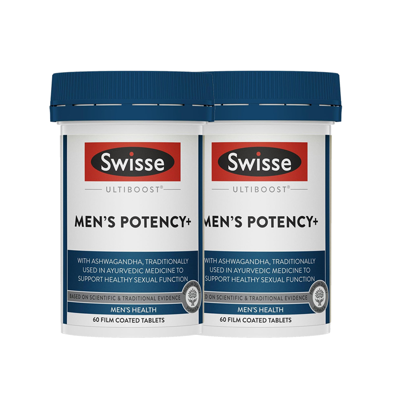Swisse男士活力片 60片 2瓶 片剂 含刺蒺藜锌南非醉茄瓜氨酸等 澳洲直邮高清大图