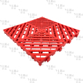 翌嘉 YJ3121311地格栅塑料拼接地板垫网格垫板 红色