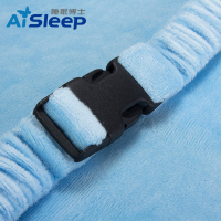 睡眠博士(AiSleep) 慢回弹记忆棉护腰记忆靠垫 记忆枕 蓝色 32*31*10CM 春季夏季秋季冬季