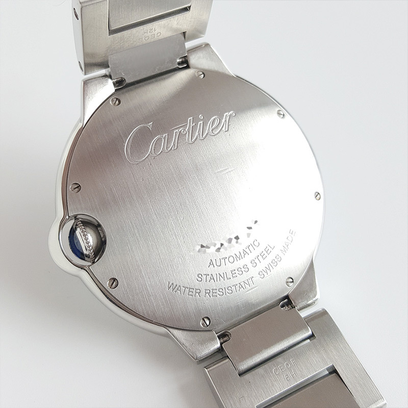 二手95新卡地亚Cartier 蓝气球W6912Z4 自动机械 42MM 男表 约17CM 日期 精钢