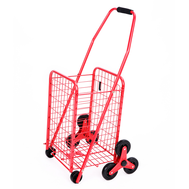 手拉车爬楼买菜购物车家用老人拖车便携小拉车折叠拉杆车行李