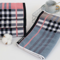 世纪金鹰色织彩格时尚纯棉毛巾 无备注颜色随机(34*76cm)120g/条