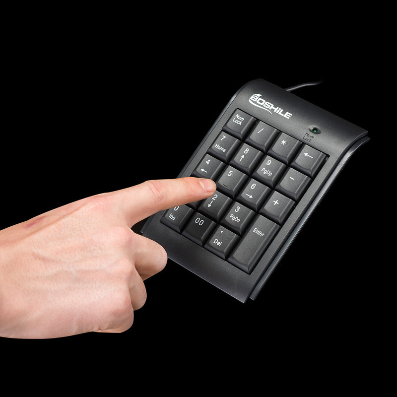 笔记本电脑数字键盘财务会计用usb有线外接小键盘轻薄迷你免切换