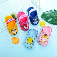 呓喔儿童拖鞋男童鞋女童凉拖鞋宝宝拖鞋洗澡拖夏季家居鞋比鲁斯洞洞鞋1003