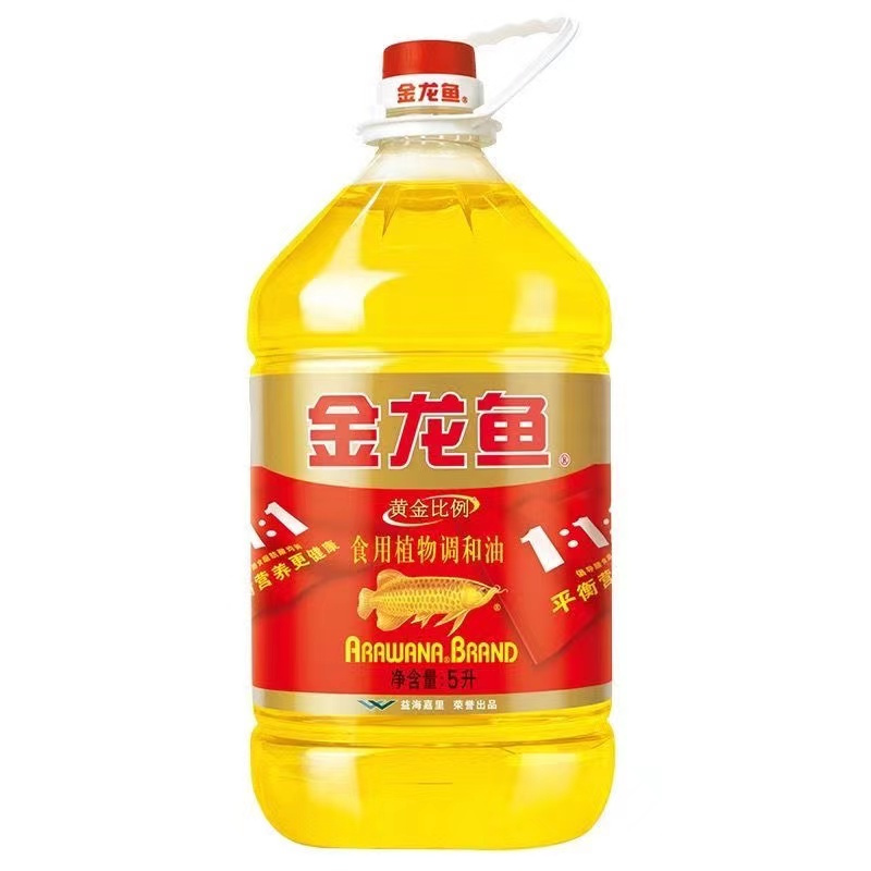 金龙鱼 黄金比例食用调和油5L/桶 食用油营养健康家用