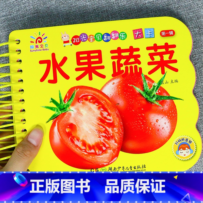 [3件29.8元]水果蔬菜 [正版]撕不烂大图大字注音国学启蒙早教 三字经幼儿版绘本弟子规完整版2-3-4-6岁幼儿园用高清大图