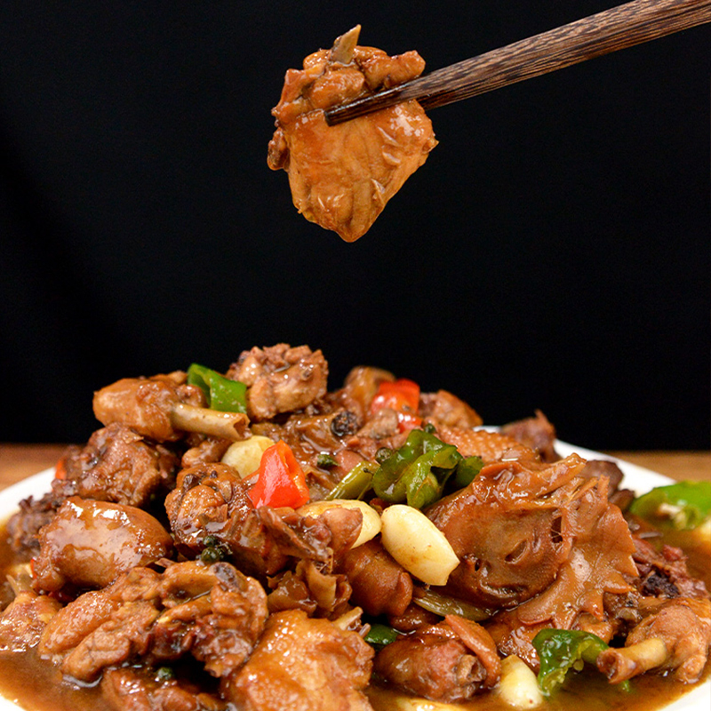 山东临沂沂蒙炒鸡600g(净肉含量400g左右)新鲜冷冻半成品预制菜商用地