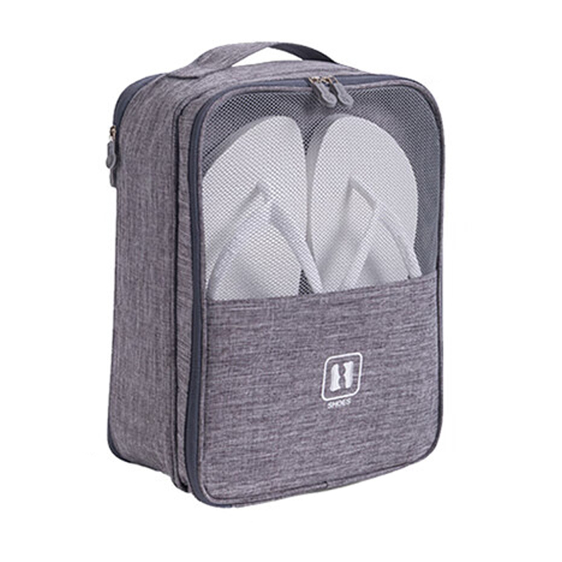 四万公里 SW7108 鞋子收纳袋 22*14*29cm (单位:个) 北欧灰