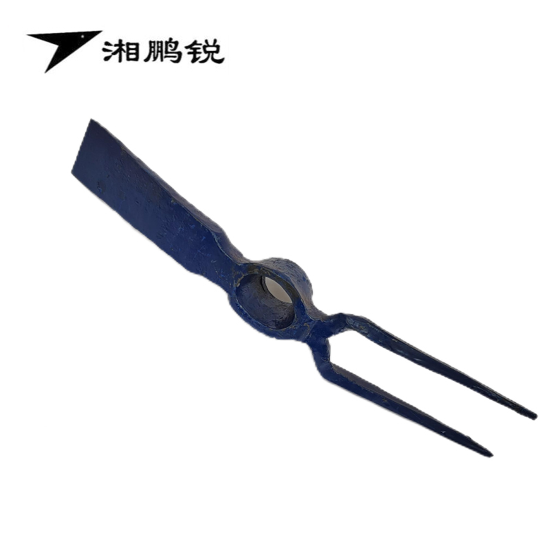 湘鹏锐 手工锻造二齿 重型 450mm*10cm 把高清大图