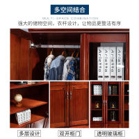 全简办公家具文件柜储物柜挂衣柜木质贴木皮油漆书柜八门