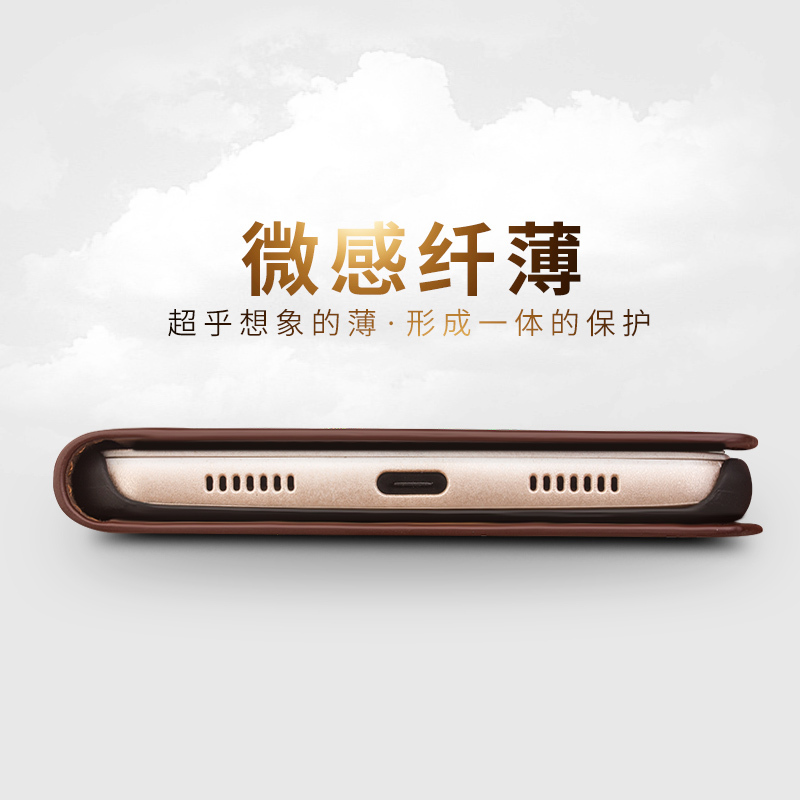 HUAWEI/华为真皮荣耀 8手机套/手机壳 适用于华为荣耀8 经典黑