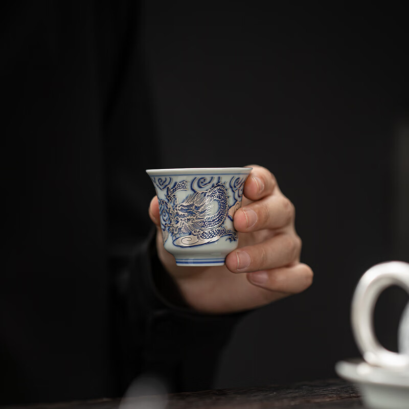 苏氏陶瓷/SUSHI CERAMICS J1040 鎏银青瓷龙腾四海茶壶小套装 (单位:套)高清大图