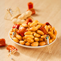 来伊份 香脆椒花生76g休闲零食去皮休闲小吃开袋即食下酒菜即食炒货