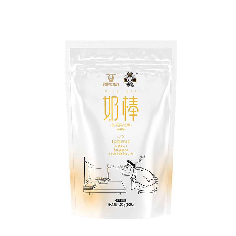 科尔沁 休闲零食 奶棒 芒果果粒型 100g 内蒙古特产 奶酪