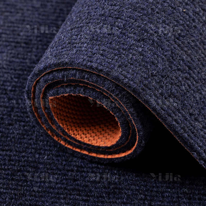 翌嘉YJ40802087 商用办公室地毯可裁剪耐脏地垫 藏蓝色高清大图