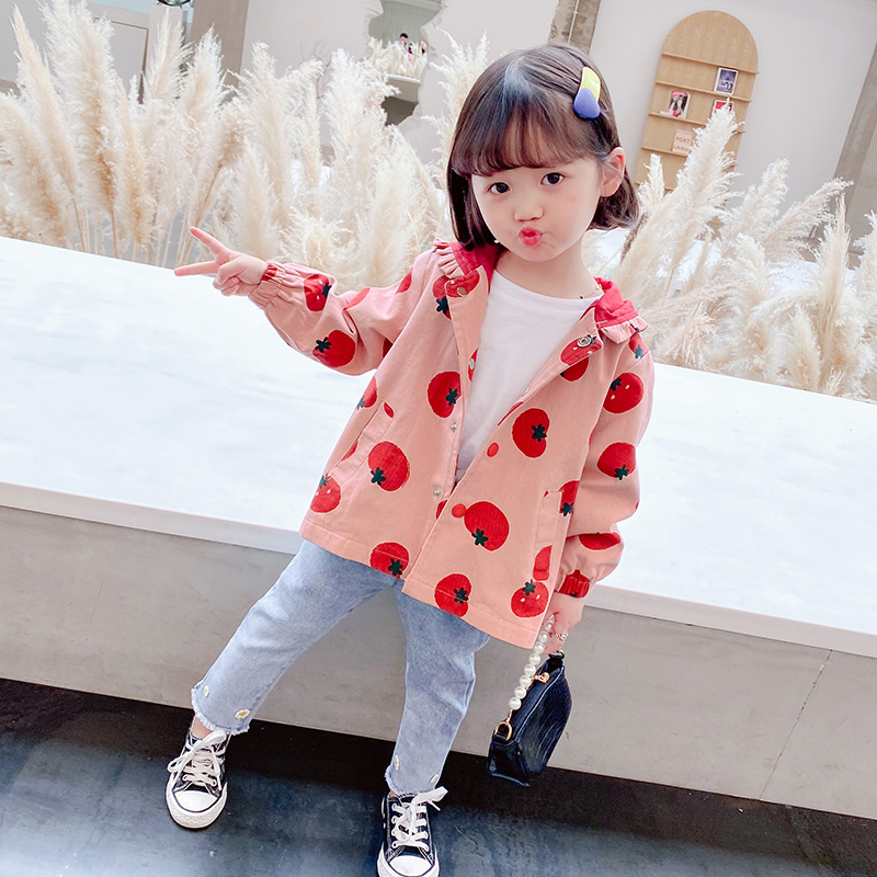 yuebin女宝宝2020冬季新款韩版夹克3儿童秋冬装加绒加厚外套6岁女童